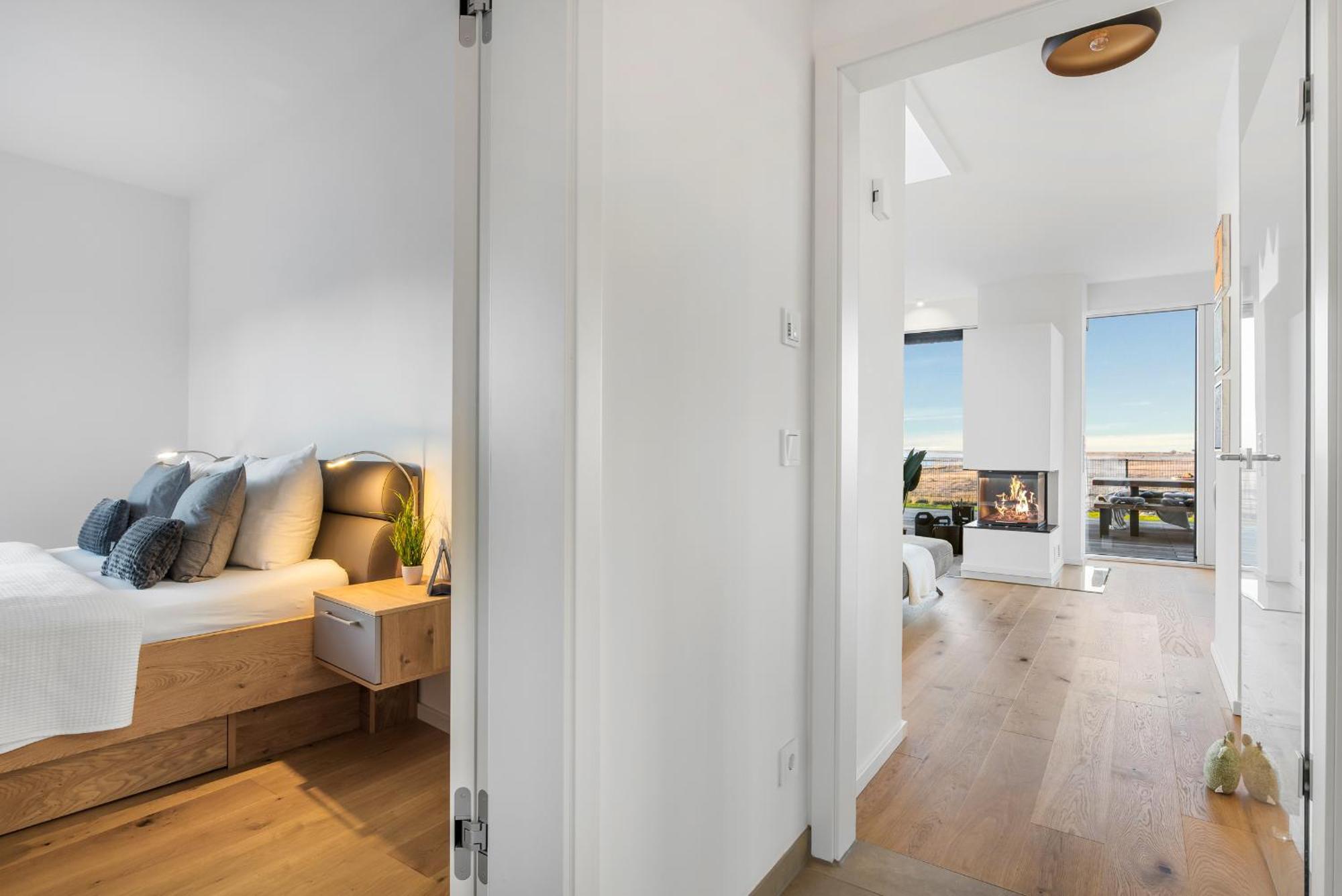 Villa King Erste Lage, Dachterrasse, Meerblick, Carport, Kamin, Sauna, Terrasse, Aussenrolllaeden Olpenitz Esterno foto
