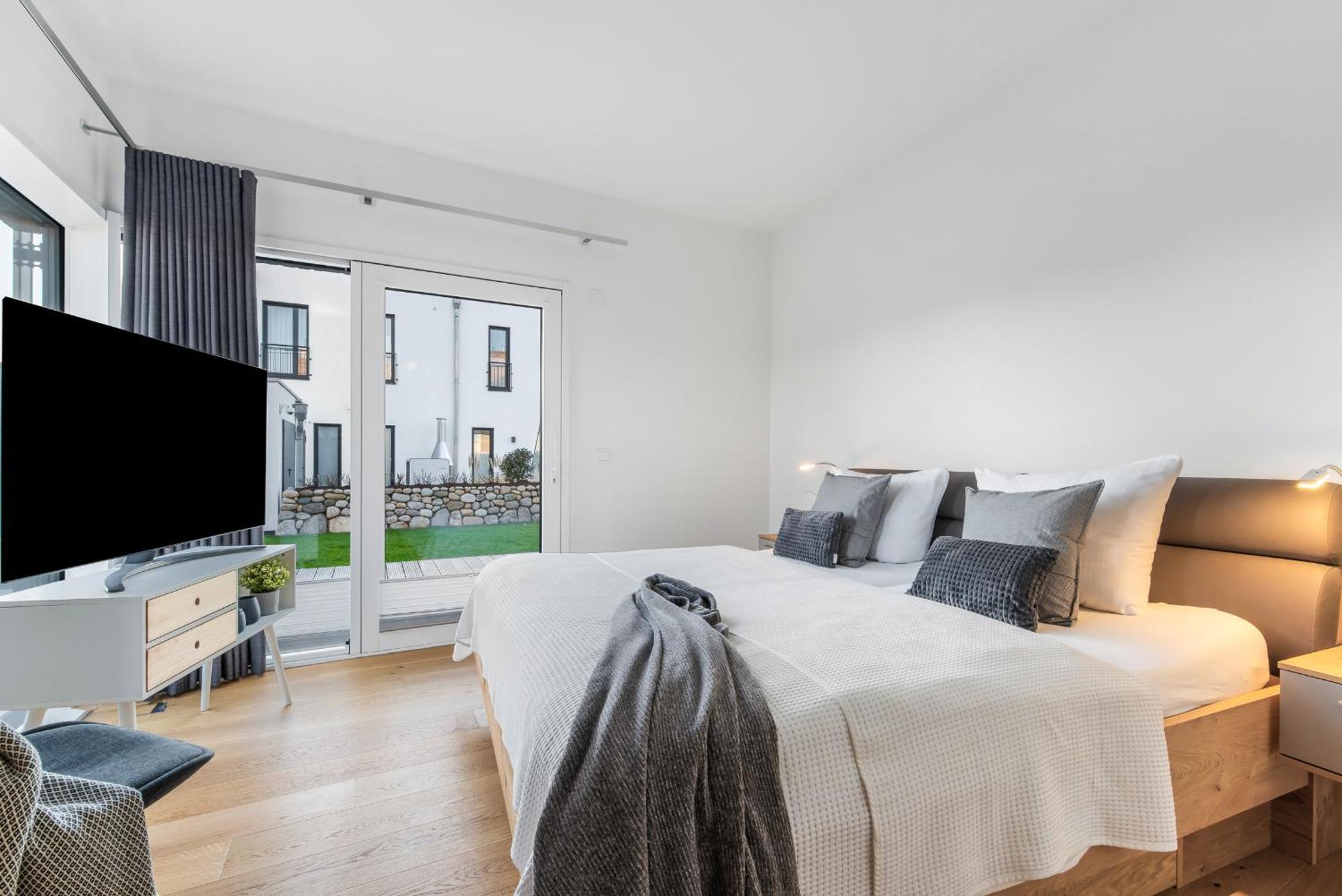Villa King Erste Lage, Dachterrasse, Meerblick, Carport, Kamin, Sauna, Terrasse, Aussenrolllaeden Olpenitz Esterno foto