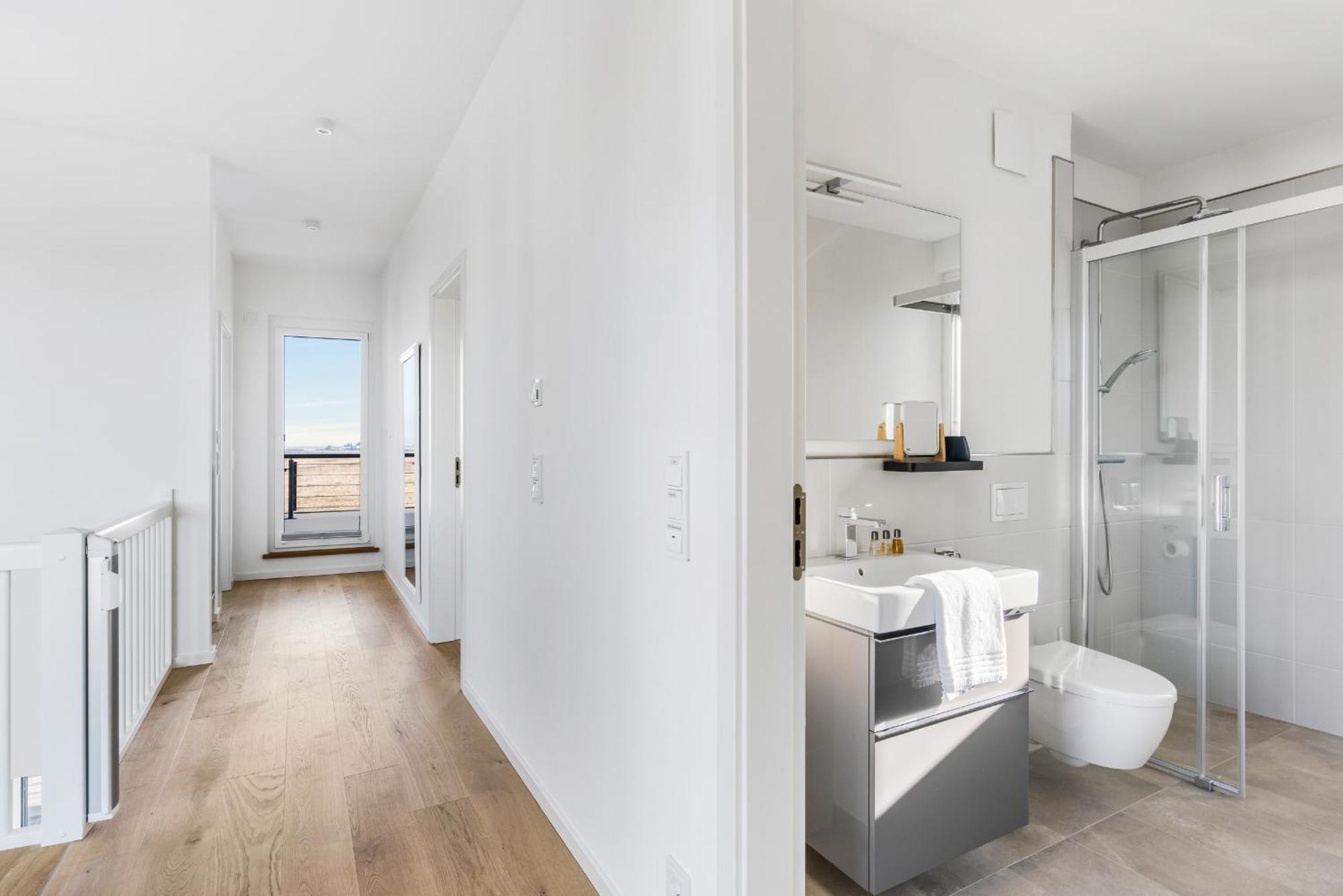 Villa King Erste Lage, Dachterrasse, Meerblick, Carport, Kamin, Sauna, Terrasse, Aussenrolllaeden Olpenitz Esterno foto