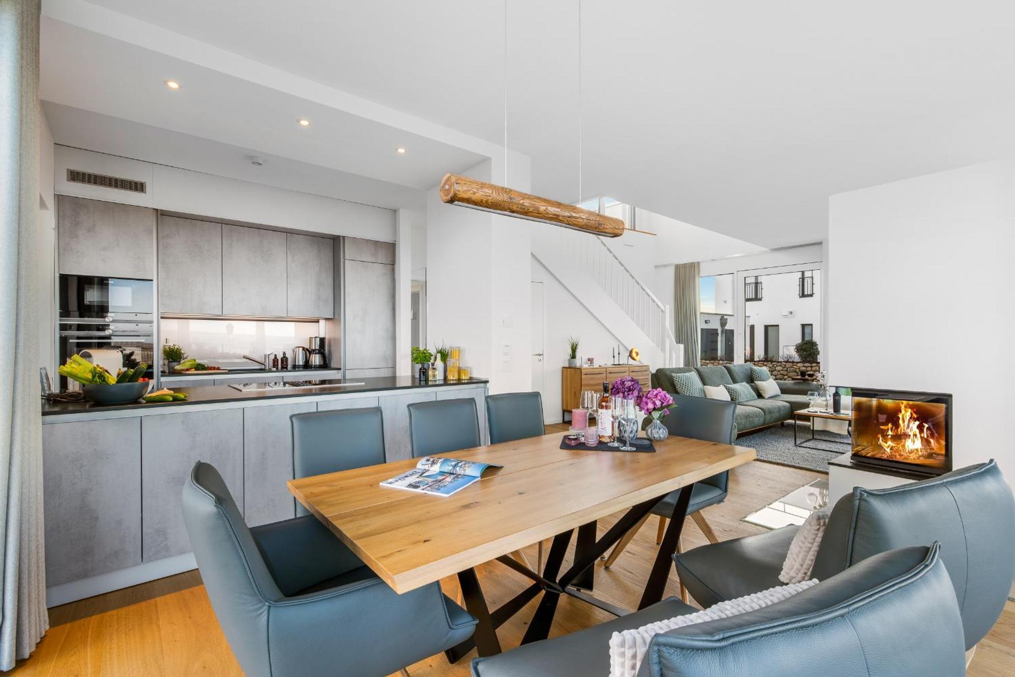 Villa King Erste Lage, Dachterrasse, Meerblick, Carport, Kamin, Sauna, Terrasse, Aussenrolllaeden Olpenitz Esterno foto