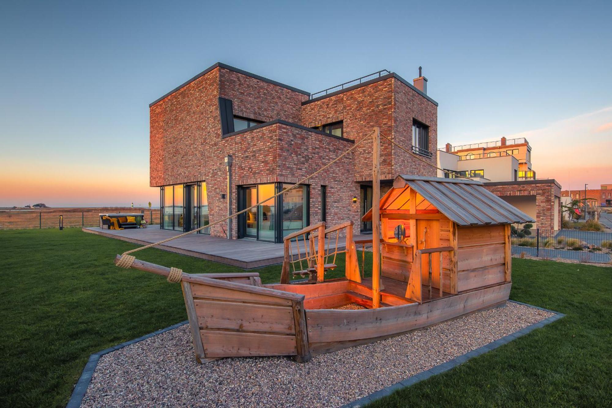Villa King Erste Lage, Dachterrasse, Meerblick, Carport, Kamin, Sauna, Terrasse, Aussenrolllaeden Olpenitz Esterno foto