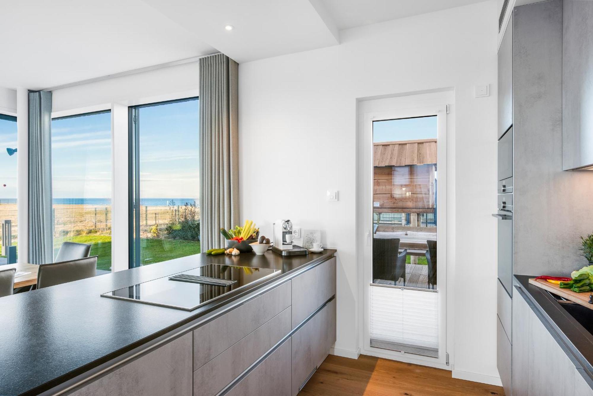 Villa King Erste Lage, Dachterrasse, Meerblick, Carport, Kamin, Sauna, Terrasse, Aussenrolllaeden Olpenitz Esterno foto